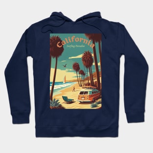 California - Surfing Paradise Hoodie